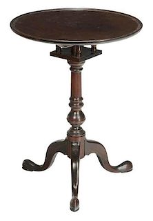 Chippendale Style Tilt Top Candle Stand