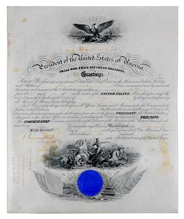 William Howard Taft Signed Document