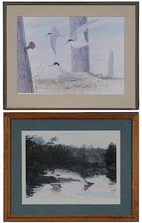 Two Wildlife Lithographs