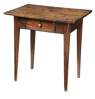 Southern Walnut One Drawer Table