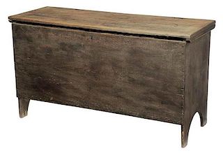 Early Southern Yellow Pine Six Board Chest