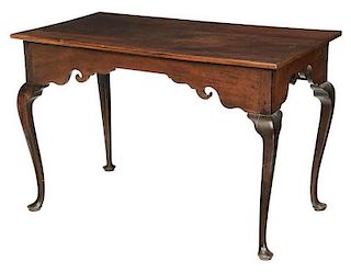 Queen Anne Mahogany Sideboard Table