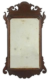 Chippendale Walnut Mirror