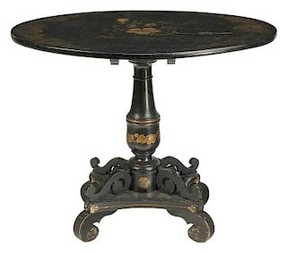 Classical Stencil Decorated Table