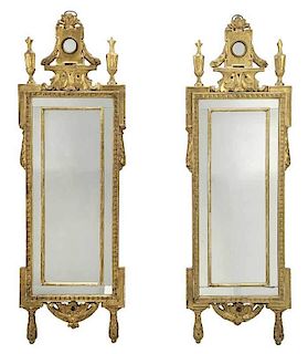 Italian Neoclassical Carved Mirrors