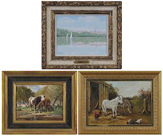 Three Small Paintings