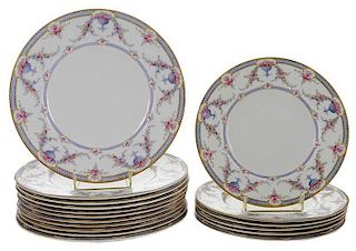 17 Royal Worcester Rosemary Plates