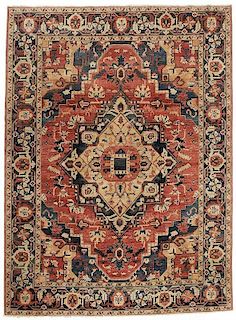Heriz Style Carpet