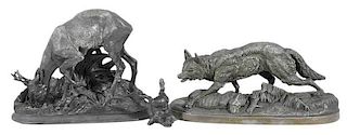 Three Animalier Sculptures