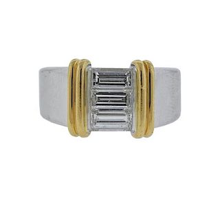 Gubelin 18k Gold Diamond Ring