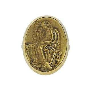 Zolotas Greece 18k Gold Ring