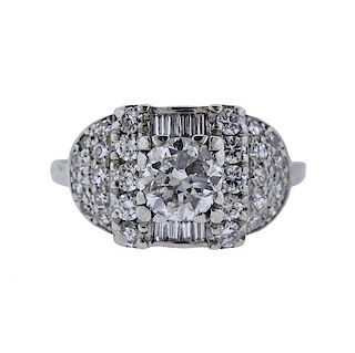 Platinum 1.40ct Diamond Engagement Ring