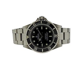 Rolex Submariner Black Dial Watch 14060