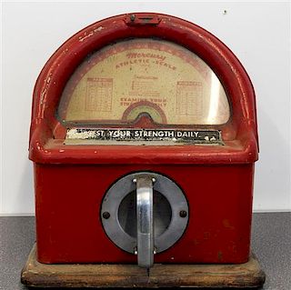 A Mercury Strength Tester Width at widest 15 3/4 inches.