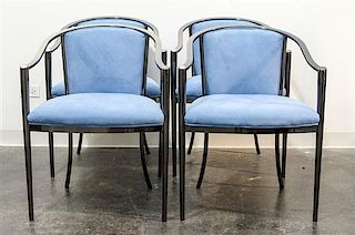 Four Design Institute Armchairs Height 30 1/4 inches.