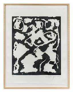 A.R. Penck, (German, 1939-2017), 8 Erfahrungen (8 Experiences) (Plate IV), 1982