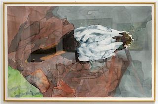 William Garbe, (American, 1948-1989), Kew Gardens Duck
