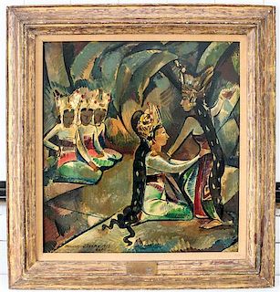 * Maurice Sterne, (American, 1878-1957), Bali Drama, 1913