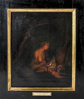 * After Godfried van Schalcken, (19th century), Candlelight