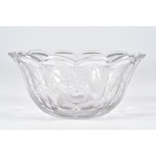 Libbey Glass Bowl with Cherry Pattern