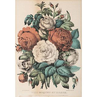 Currier & Ives Hand-Colored Lithographs