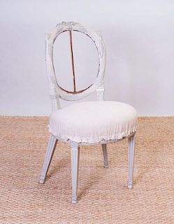 GEORGE III STYLE PAINTED SIDE CHAIR