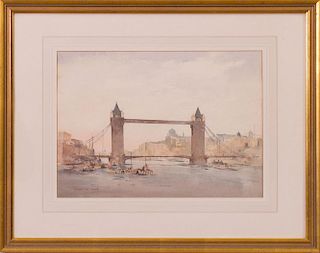 FRANCIS S. LEKE (1912-?): LONDON BRIDGE