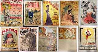 Lot of 11 Original Lithograph Posters.