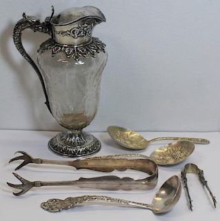 SILVER. Assorted Grouping of Silver Decorative