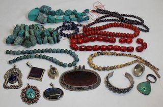 JEWELRY. Assorted Grouping of Sterling and Colored