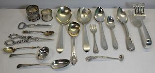 STERLING. Assorted Grouping of Silver Flatware and