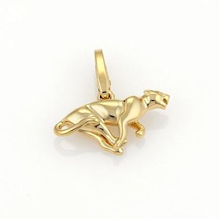 CARTIER 18K YELLOWGOLD PANTHER CHARM PENDANT