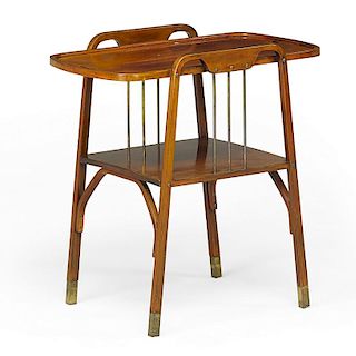 THONET TWO-TIERED TEA TABLE