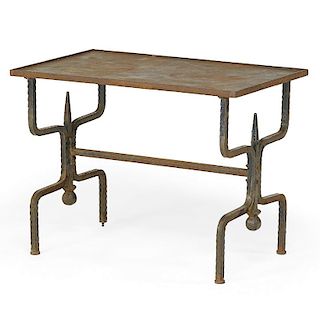 AMERICAN WROUGHT IRON WORK TABLE
