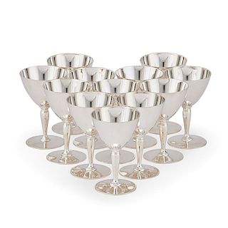 TIFFANY & CO. STERLING SILVER COCKTAIL GOBLETS