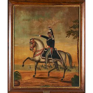 19TH CENTURY EQUESTRIAN PAINTING