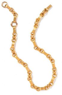 A Yellow Gold Etruscan Revival Necklace, 20.80 dwts.