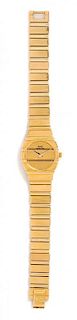 * An 18 Karat Yellow Gold Ref. 861C701 Polo Wristwatch, Piaget, 50.40 dwts.