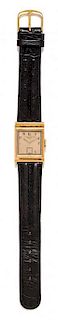 An 18 Karat Yellow Gold Wristwatch, Vacheron & Constantin,