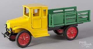 Contemporary pressed steel delivery truck