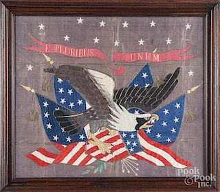 South Pacific patriotic embroidery