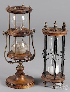 Two sand timers