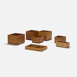 Robert Metcalf, collection of seven boxes
