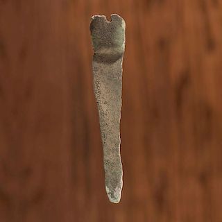 An Old Copper Culture Pendant / Tool, From the Collection of Roger "Buzzy" Mussatti, Michigan