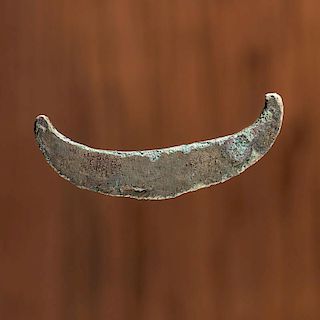 An Old Copper Culture Crescent, From the Collection of Roger "Buzzy" Mussatti, Michigan