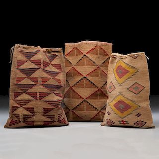 Nez Perce Corn Husk Flat Bags, From the Collection of Ronald Bainbridge, MI