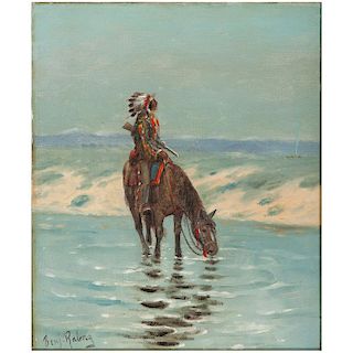 Benjamin Raborg (American, 1871-1918) Oil on Canvas