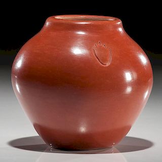 Jason Ebelacker (Santa Clara, b.1980) Redware Pottery Jar