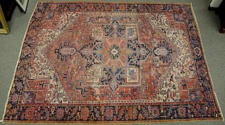 Heriz Oriental carpet (some fading). 
8'9" x 11'10"