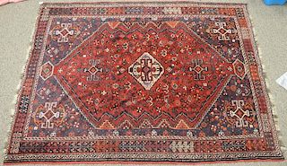 Oriental area rug.  7'3" x 9'5"